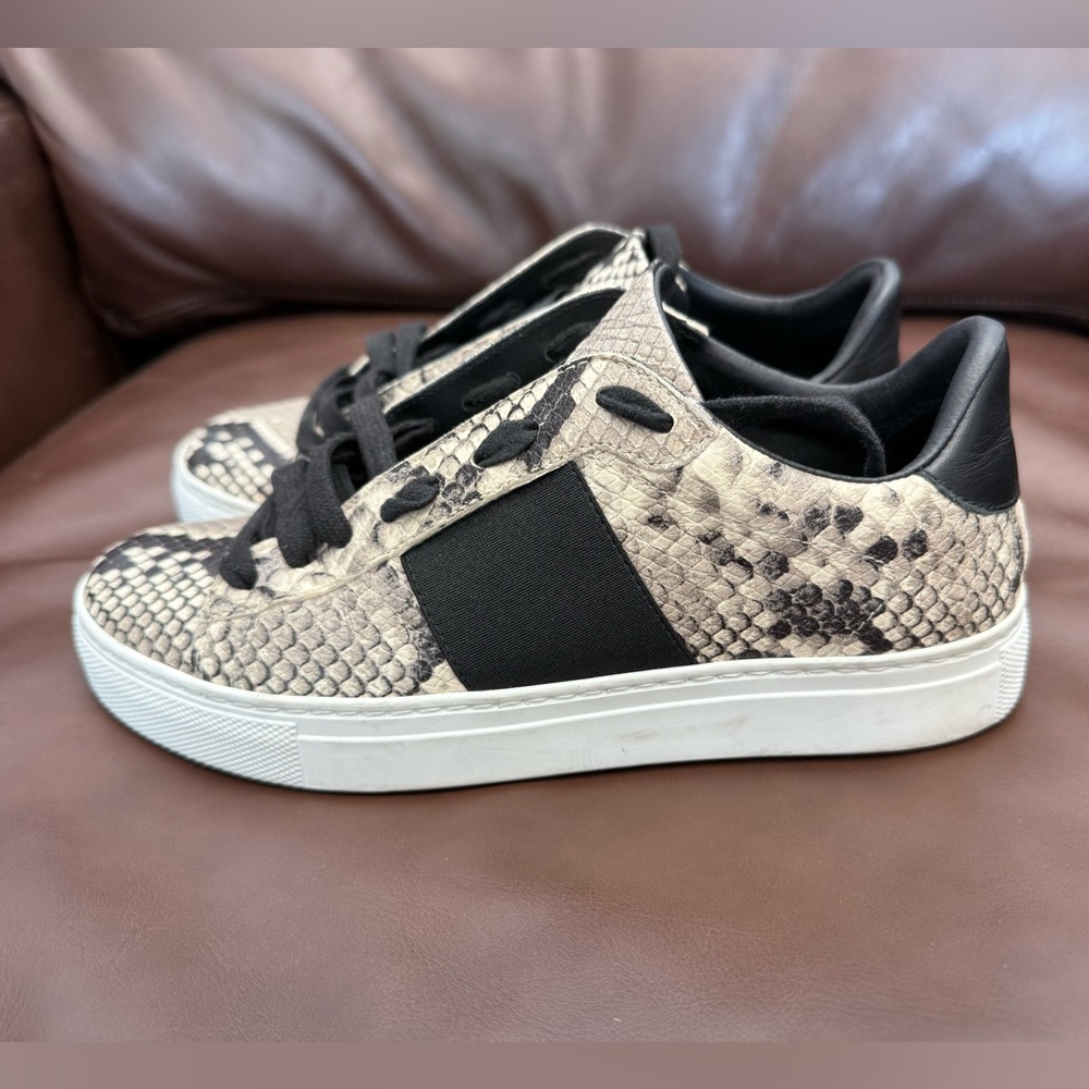 M. Gemi Volata Snake Print Sneakers